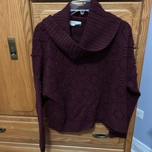 Burgundy XL sweater from Loft